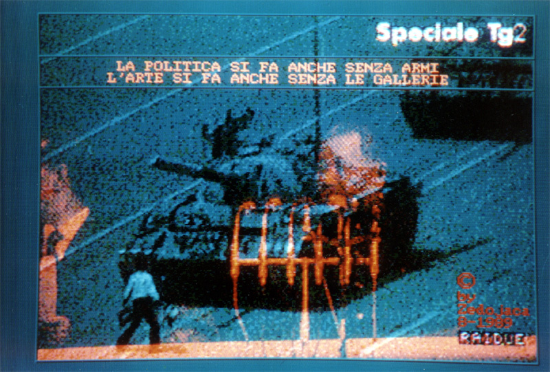 la politica si fa anche senza armi la arte si fa anche senza gallerie