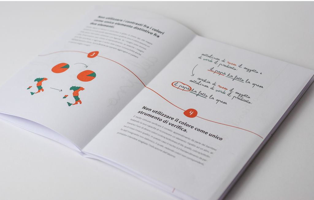 non utilizzare il colore come unico strumento di verifica