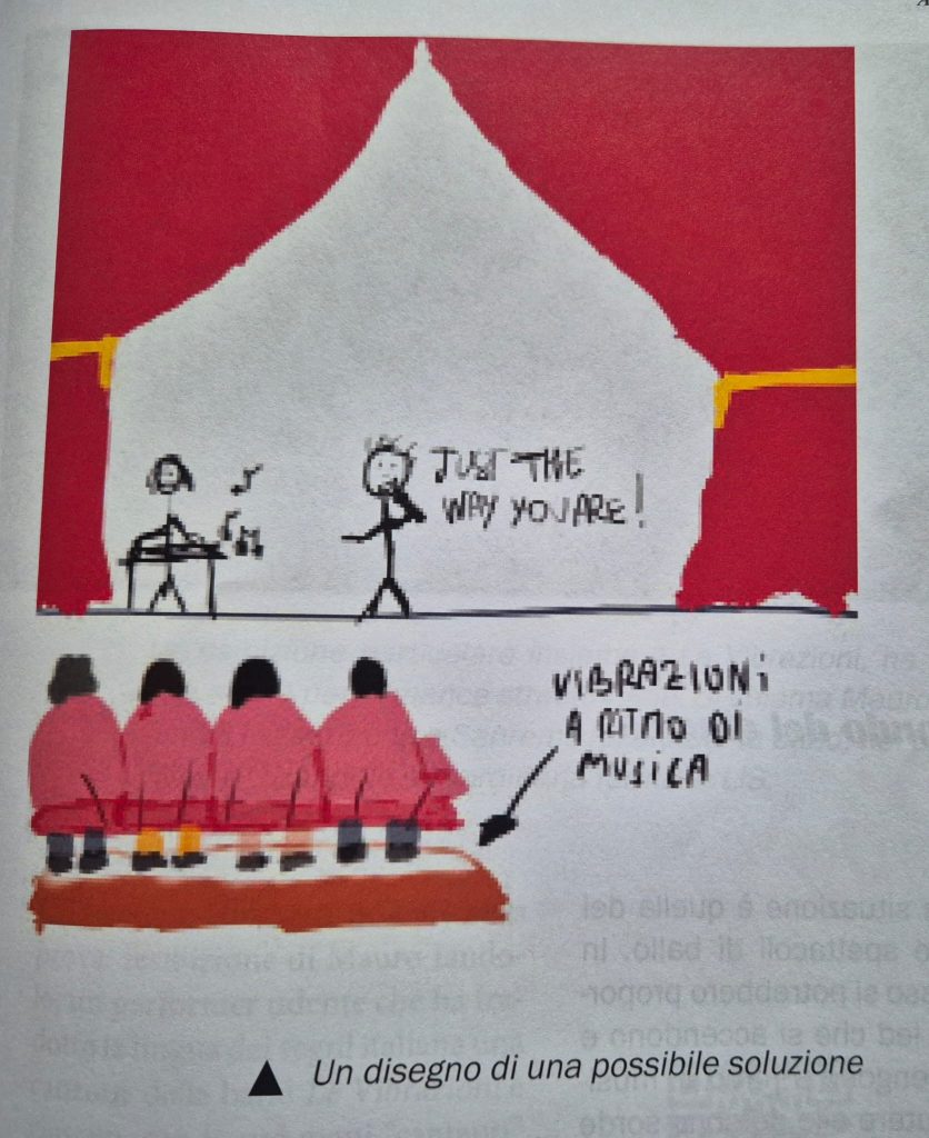 vibrazioni a ritmo di musica durante concerti o spettacoli musicali