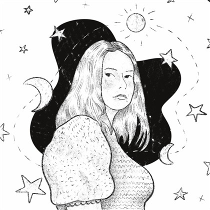 sognante e determinata Francesca ci guarda dritti neglio occhi